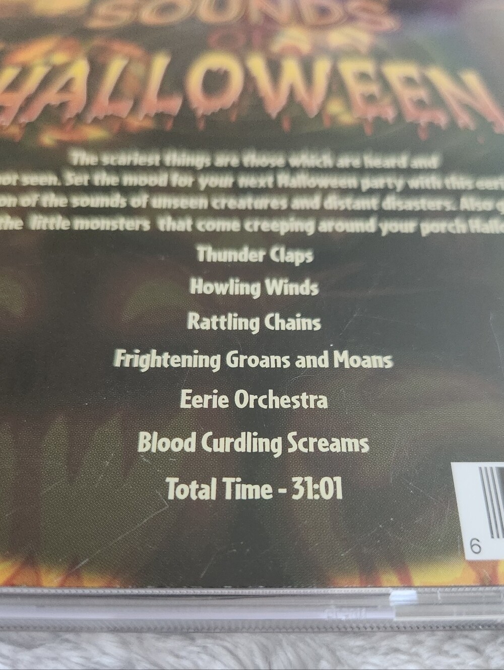 Sounds of Halloween CD 2006 Spooky Horror Sound Effects Haunted House Party - Picture 6 of 6